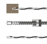 Versatile Type J thermocouple for general-purpose temperature monitoring in machinery and process systems